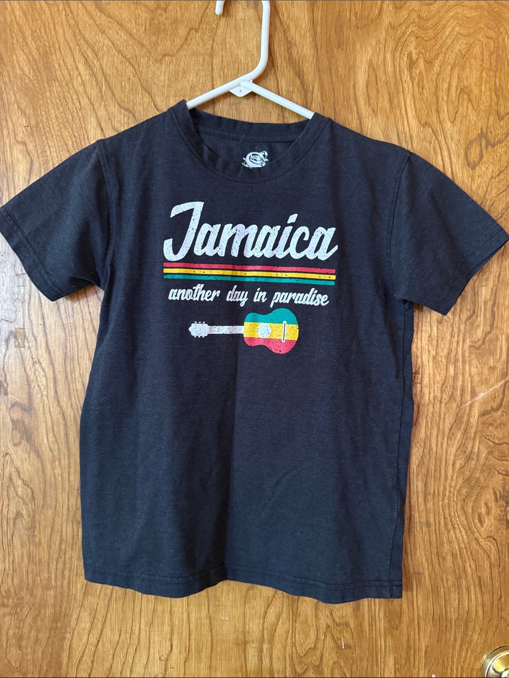 Kids Jamaica Graphic Tee - Black
